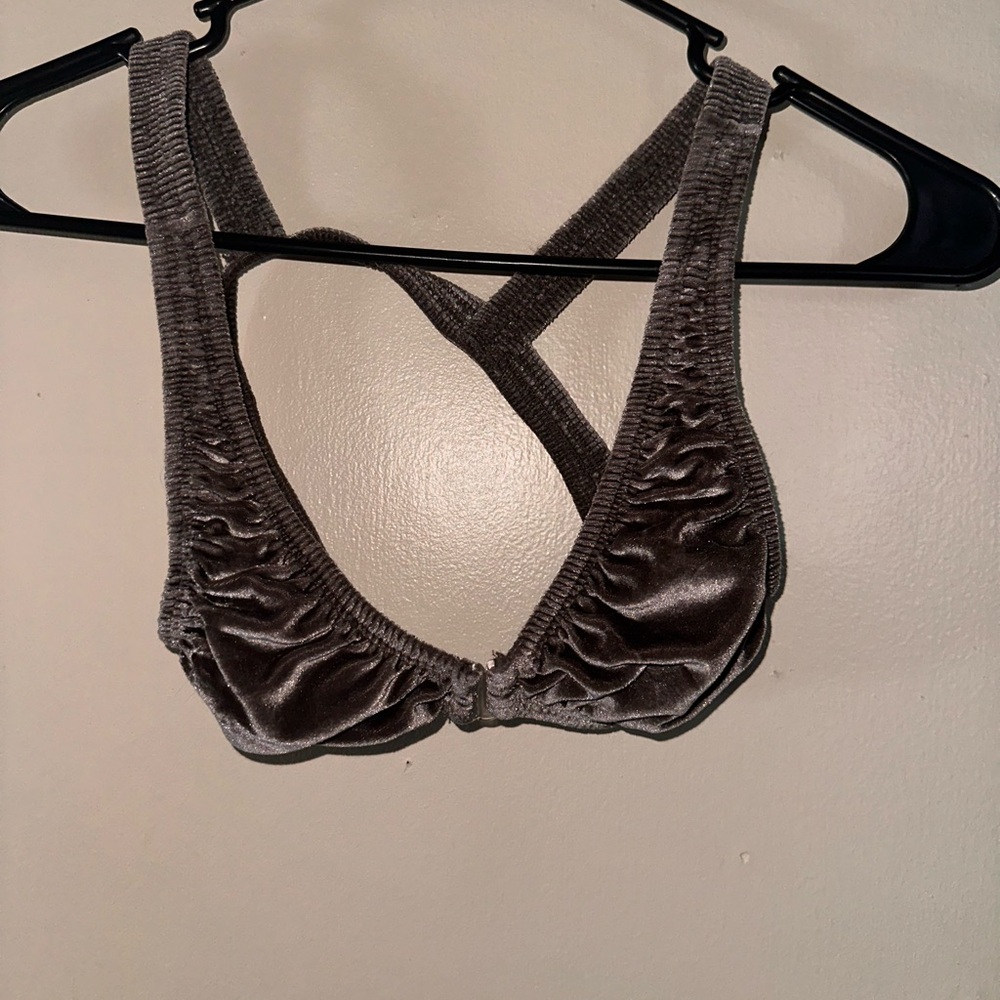 Skims velour bralette sz xs